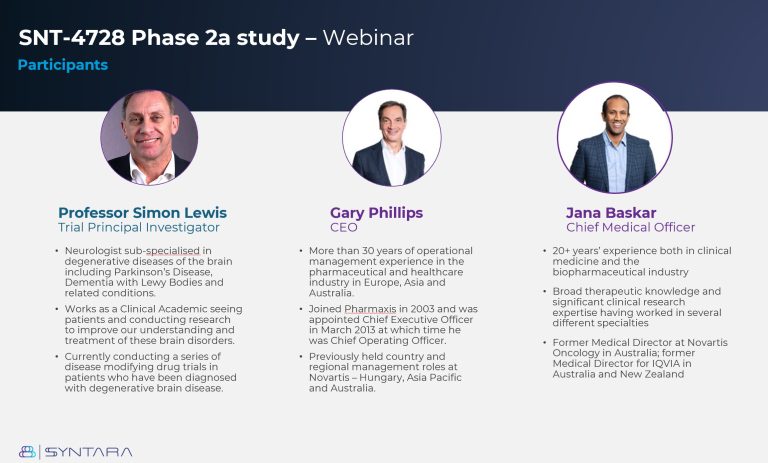 Syntara Webinar
